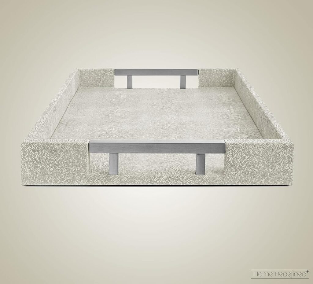 Tray shown at an angle on a studio background