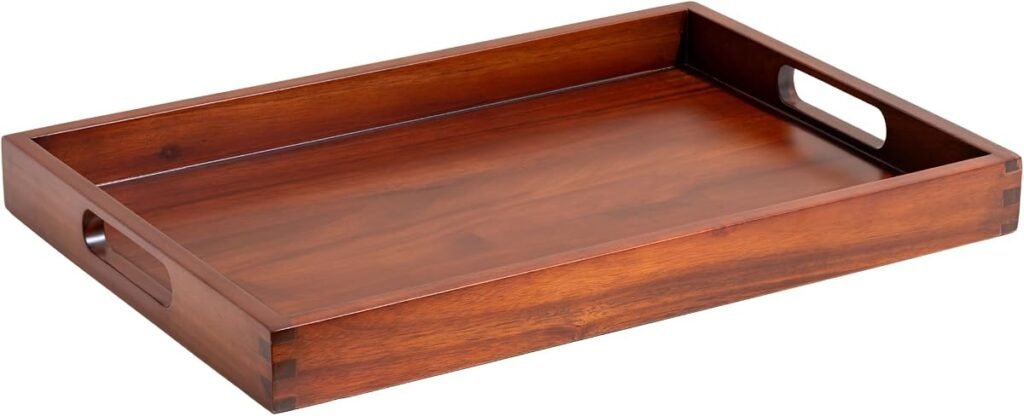Home Redefined decorative serving tray in Wood